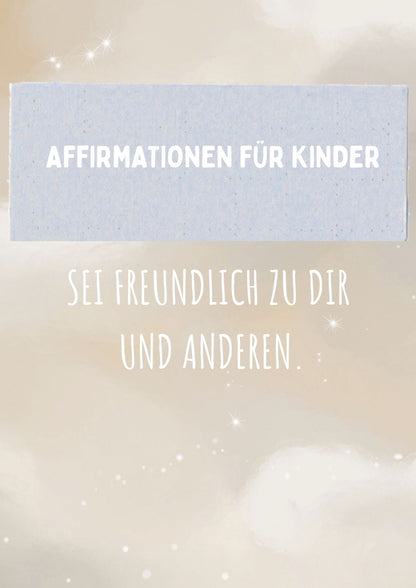 Affirmationen für Kinder – Digitaler Download (PDF)